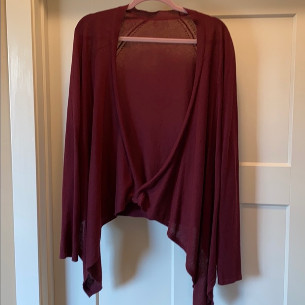 Wine Colored Shrug